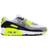 NIKE Air Max 90 W - White/Particle Grey/Volt