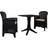vidaXL 276161 Caféset, 1 Bord inkl. 2 Stolar