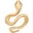 Ole Lynggaard Snakes Small Charm - Gold/Diamonds