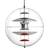 Verner Panton VP Globe Pendellampa ∅ 50cm
