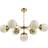 Dar Lighting Bombazine Pendant Lamp 94cm