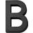 Habo Selection Modern Large House Letter B