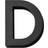 Habo Selection Modern Large House Letter D