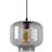 Lucide Medine Smoked/Matte Black Pendant Lamp 25cm