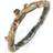 ByBirdie Zeus Single Brill Ring - Silver/Gold