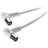 Vivanco Angled Antenna Coaxial M-F 90dB 3m