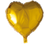 Hisab Joker Foil Ballon Heart Gold 6-pack
