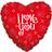 Foil Ballon I Love You Red
