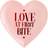 PartyDeco Plates Love Is In The Air - Love at First Bite Pink/Red 6-pack