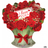 Globosnordic Foil Ballon Roses Branch Red