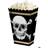 Boland Popcorn Box Pirate Skull Black/White 4-pack