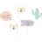 PartyDeco Photoprops Llama Mix 5-pack
