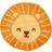 Sass & Belle Lion Head Rug 56x59cm
