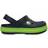 Crocs Kid's Crocband II Clog - Navy/Volt Green