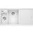 Blanco Axia Évier De Cuisine 524657 III 6 S Blanc Mat