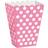 Unique Party Popcorn Box Pink/White 8-pack