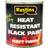 Rustins Quick Dry Heat Resistant Metal Paint, Wood Paint Black 0.25L