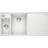 Blanco Axia Évier De Cuisine 524647 III 6 S Blanc Mat