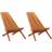 vidaXL 45975 2-pack Havelænestol, Havestol