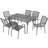 vidaXL 42708 Patio Dining Set, 1 Table incl. 6 Chairs