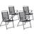 Beliani Livo 4-pack Garden Dining Chair