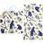 Bee's Wrap Bees and Bears Print Lunch Wrap Beeswax Cloth 3pcs