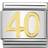 Nomination Composable Classic Link Number 40 Charm - Silver/Gold