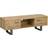 Beliani Timber TV Bench 140x47cm