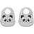Liewood Tilda Silikon Haklapp 2-pack Panda Dumbo Grey