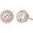 Michael Kors Pavé Earrings - Rose Gold/Transparent