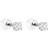 Swarovski Attract Earrings - Silver/White/Transparent