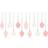PartyDeco Gift Tags Baubles 12-pack