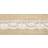 PartyDeco Sash Burlap White/Beige