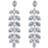 Swarovski Baron Earrings - Silver/Blue