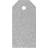 Creativ Company Gift Tags Manila Silver 15-pack