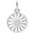 Lund Copenhagen Marguerite Pendant - Silver/White