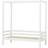 HoppeKids Basic Canopy Bed 90x200cm 98x208cm