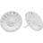 Lund Copenhagen Marguerit Ear Stud 18mm - Silver/White