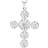 Lund Copenhagen Marguerite Pendant - Silver/White