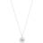 Georg Jensen Daisy Large Necklace - Silver/Diamonds