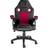 tectake Sedia da gioco racing Mike nero/rosso da