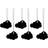 Folat Gift Tags Black Clouds Manila Marks Black 6-pack