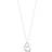 Georg Jensen Offspring Large Pendant Necklace - Silver/Diamonds