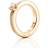 Efva Attling Heart to Heart Ring - Gold/Diamonds