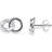 Efva Attling Mini Twosome Earrings - Silver