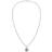 Tommy Hilfiger Circle Logo Necklace - Silver