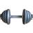 Titan Life Adjustable Dumbbell 15kg - Silver