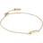 Efva Attling Thin Stars Bracelet - Gold/Diamonds
