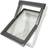 Velux GGU 0068 FK08 Aluminium, PVC-U Vridfönster 3-glasfönster 66x140cm