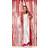 Folat Curtain Door Leaf Hanging Red